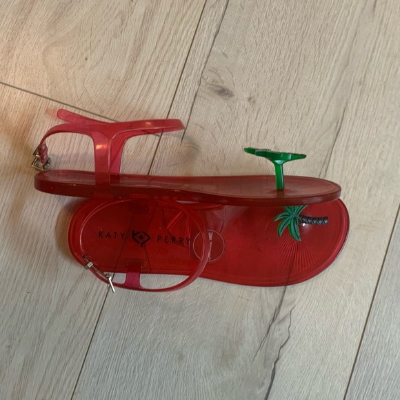 Katy Perry collection palm tree sandals size 8 - Picture 4 of 6